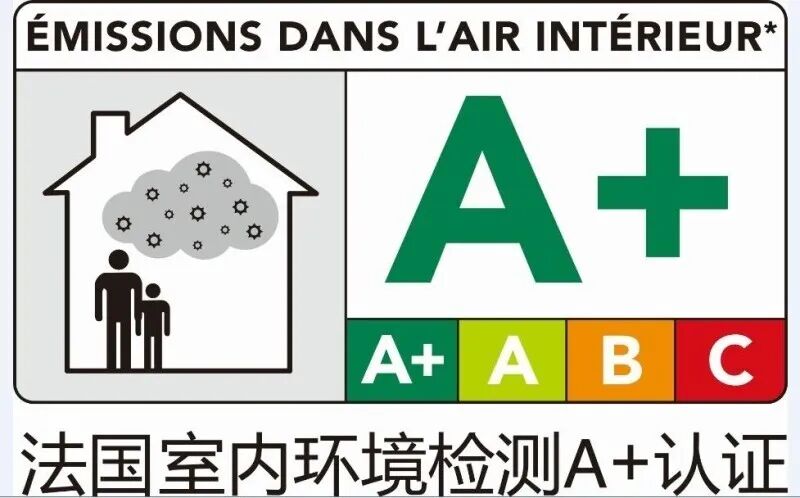 法国A+法国室内建材VOC排放的强制性环保认证